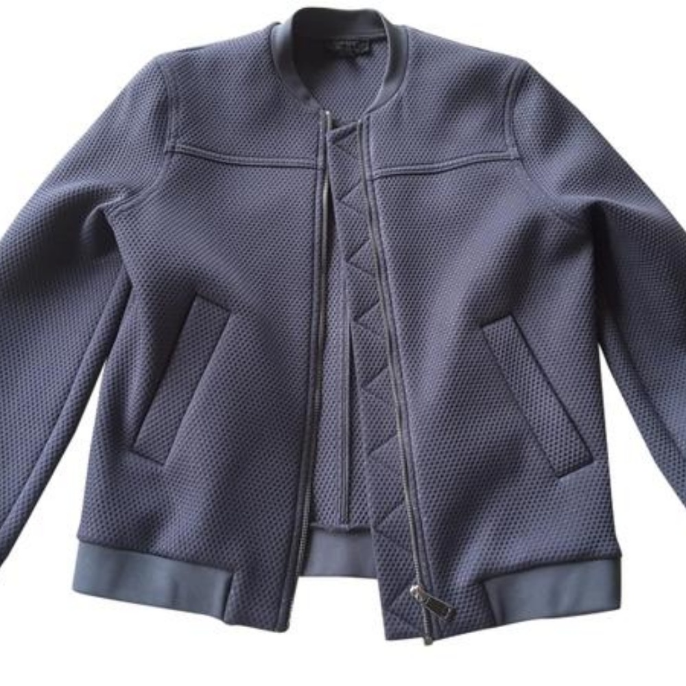 Topshop Gray Bomber Jacket | US 8